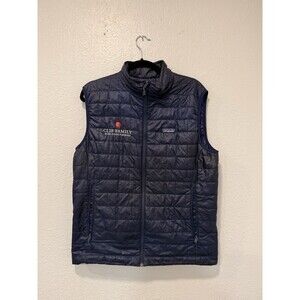 Patagonia Men's Nano Puff Primaloft Insulated Black Puffer Vest Size Medium Logo